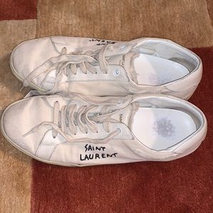 COPY - Saint Laurent cream shoes